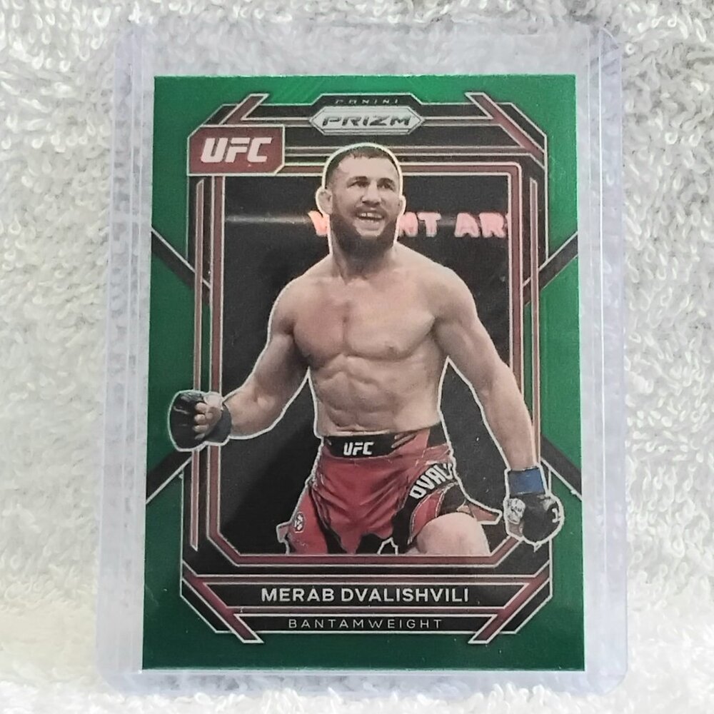 3/$25 Mint 2023 Panini Prizm Merab Divalishvili Green UFC Card 172!!